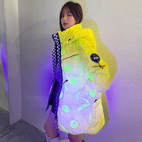 鸭鸭羽绒服 YAYA中长款羽绒服女冬季外穿收腰时尚百搭羽绒服女韩版