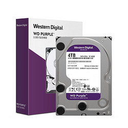 Western Digital 西部数据 紫盘系列 3.5英寸机械硬盘 4TB