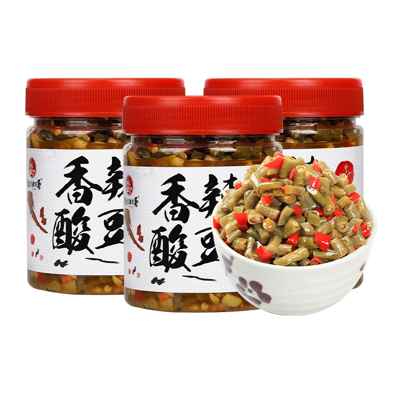XIANGYUESIJI 湘约四季 香辣酸豆角 280g*3瓶