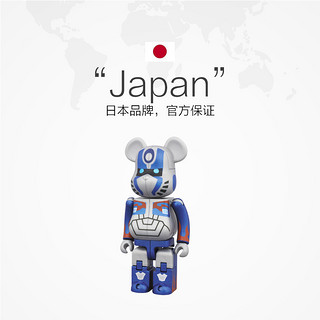 BE @ RBRICK x变形金刚擎天柱东武铁道工程师玩偶摆件