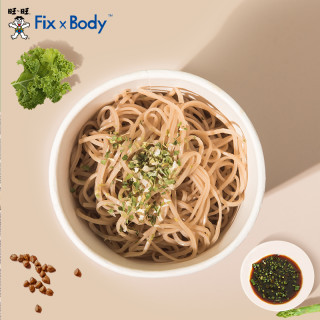 旺旺fixxbody日式冷面97g*12桶方便面速食泡面荞麦凉面条凉拌汤面