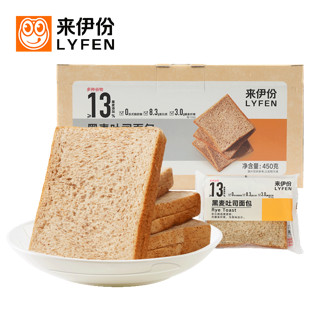 LYFEN 来伊份 黑麦吐司450g