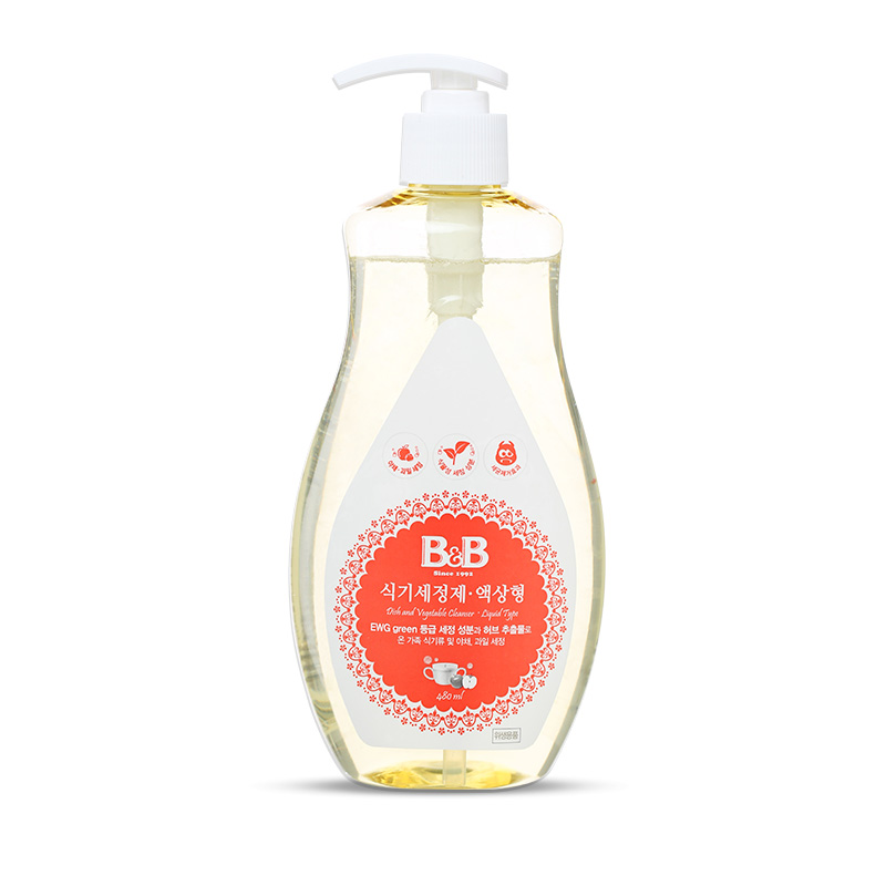 B&B)餐具果蔬清洗剂 (瓶装) 480ml