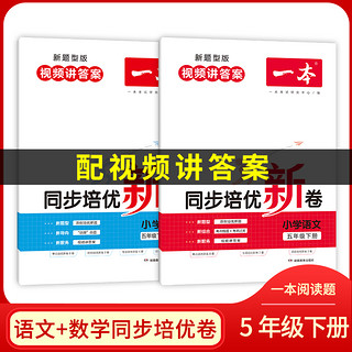 2022新版一本二三四五年级下册语文数学同步培优新卷 小学语文数学同步培优卷新题型下册人教版 同步训练单元试卷期中期末考试训练