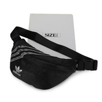 阿迪达斯 adidas三叶草女包2021冬季新款正品单肩休闲运动包腰包潮GN2137