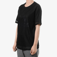Adidas/阿迪达斯正品夏季新款女子透气圆领休闲运动短袖T恤DT2529