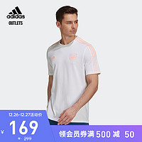 adidas官方outlets阿迪达斯男装阿森纳足球运动短袖T恤GK9397