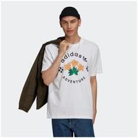 Adidas/阿迪达斯男子T恤短袖圆领夏季纯棉个性潮流正品GN2371