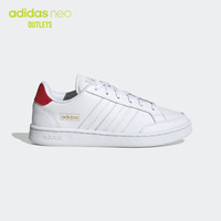 adidas官方outlets阿迪达斯neo女鞋休闲运动小白鞋GZ8177