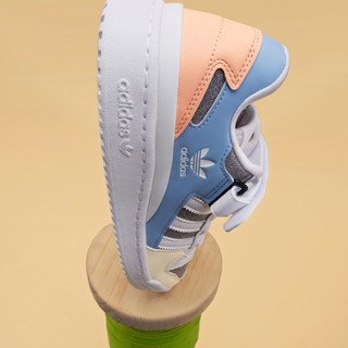 adidas阿迪达斯三叶草FORUM LOW Multicolor Canvas女子经典鞋