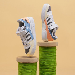 adidas阿迪达斯三叶草FORUM LOW Multicolor Canvas女子经典鞋