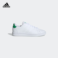 adidas 阿迪达斯 官网ADVANTAGE K小童运动鞋板鞋EF0213(29(175mm)、白/绿)