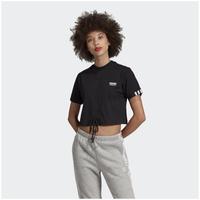 Adidas/阿迪达斯女士运动T恤夏季短袖抽绳舒适美国直邮ED5819