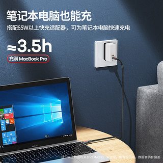 双Type-C 数据线 100W 1m