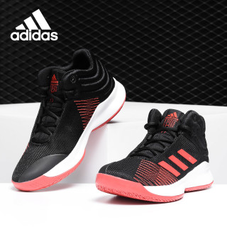 Adidas/阿迪达斯正品男小童鞋2019新款耐磨儿童篮球运动鞋 BB9146（18、BB9146）