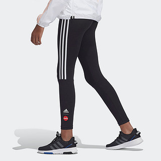 Adidas/阿迪达斯正品 CLEOFUS联名女童装训练运动紧身裤 GF0286