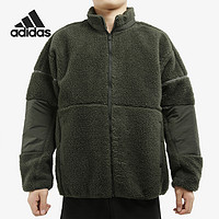 Adidas/阿迪达斯正品男子毛绒保暖运动休闲立领夹克外套 ED1951