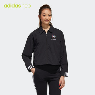 adidas阿迪达斯官网neo女装秋季运动夹克外套GP5810 GP5811