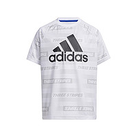 adidas阿迪达斯童装2021夏季新款男中大童休闲运动短袖T恤GP0753