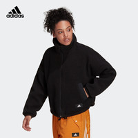 adidas 阿迪达斯 官网女装冬季保暖仿羊羔绒夹克外套GU9671