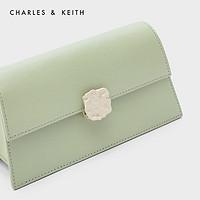 CHARLES & KEITH CHARLES&KEITH;女包SL2-50151038女士小方包花朵锁扣饰手提斜挎包