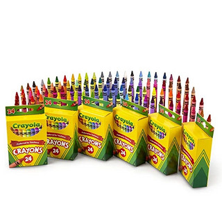 Crayola 绘儿乐 绘画用笔 24色 6盒装