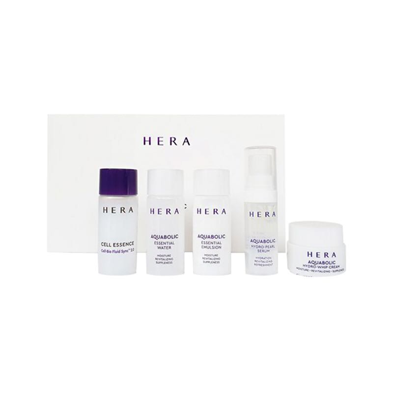 HERA 赫妍 水活致润护肤套装 (精华15ml+水15ml+乳15ml+浓缩精华5ml+面霜5ml)