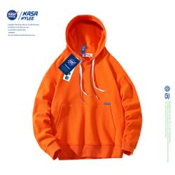 nasa nylee官网春秋季男士卫衣2021新款连帽套头长袖纯棉情侣装
