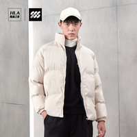 HLA海澜之家运动保暖立领棉服2021秋冬男女情侣新款防风棉衣外套