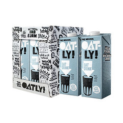 OATLY 噢麦力 原味燕麦露植物蛋白饮料(不含牛奶) 含钙营养燕麦饮品1L*6整箱装