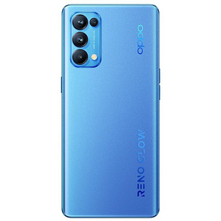 OPPO Reno5 Pro全网通5G双模曲面屏手机 6400万四摄 65W超级闪充 天玑1000+芯片 8+128极光蓝