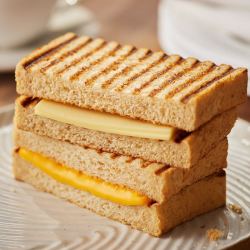 milkana百吉福厚芝芝士片特浓原味166g10片装