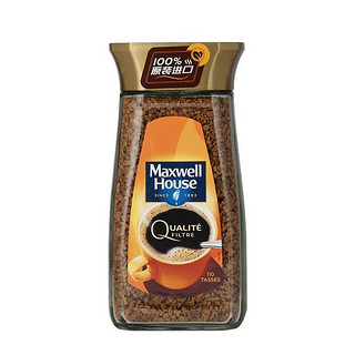 麦斯威尔 英国进口速溶冻干香醇黑咖啡粉 200g/瓶