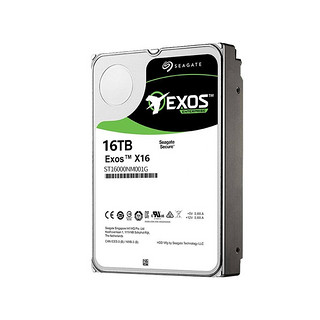 SEAGATE 希捷 银河Exos X16 企业级硬盘 16TB SATA接口