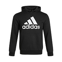 adidas 阿迪达斯 童装2021春季新款男大童运动休闲长袖卫衣GN4027 黑色 140CM