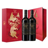 Casillero del Diablo 红魔鬼 赤霞珠干型红葡萄酒 750ml*2瓶 虎年惊喜礼盒装