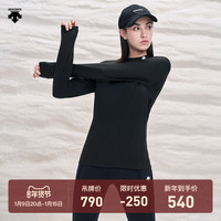 DESCENTE迪桑特 TRAINING 女子运动紧身长袖T恤 XL 白色-WT