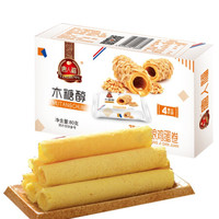 唐人福无糖精健康代餐食品 木糖醇燕麦粗粮鸡蛋卷80g