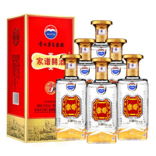 贵州茅台酒厂集团52度浓香型白酒整箱家谱酒囍酒500ml6瓶2012年