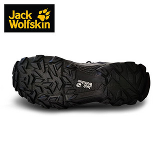 Jack Wolfskin狼爪登山鞋男 21秋冬新款运动休闲登山耐磨抓地高帮徒步户外鞋4043871 6069黑色/灰色 8/42码（259mm）