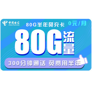 中国电信 长期牛卡 29元月租（155G通用流量+30G定向流量+可选号）