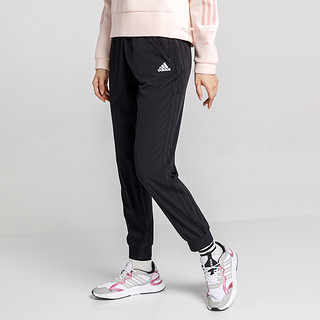 阿迪达斯 adidas透气清爽 女款轻质柔软舒适微弹运动休闲长裤 2XL 黑色