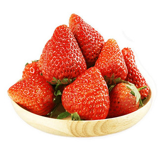  大头小胖 99红颜奶油草莓 净重3斤大果（单果18克左右）