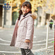 HLA 海澜之家 男生女生童装2021冬装新款韩版系列女小童纯色中长款羽绒服外套潮