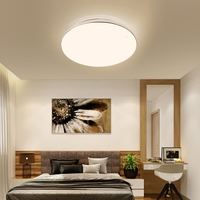 Lighting 雷士 NVC 银光 简约圆形LED吸顶灯 24W 三段调色