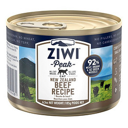 ZIWI 滋益巅峰 多款口味 巅峰（ZIWI）猫罐头猫粮185g/罐 牛肉猫罐185g