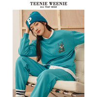 TeenieWeenie小熊联名抽绳收腰时尚百搭潮流卫裤运动裤小脚裤女
