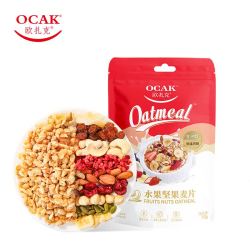 OCAK 欧扎克 每日麦片零食代餐燕麦片营养早餐冲饮谷物即食燕麦干吃水果坚果麦片70g