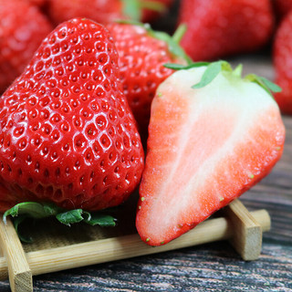丹东99草莓3斤新鲜水果 现摘九九红颜牛奶油草莓空运直达年货礼盒 3斤暖心装