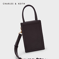 CHARLES & KEITH CHARLES＆KEITH21冬新款CK2-30701156女士咖啡多卡位肩带斜挎包